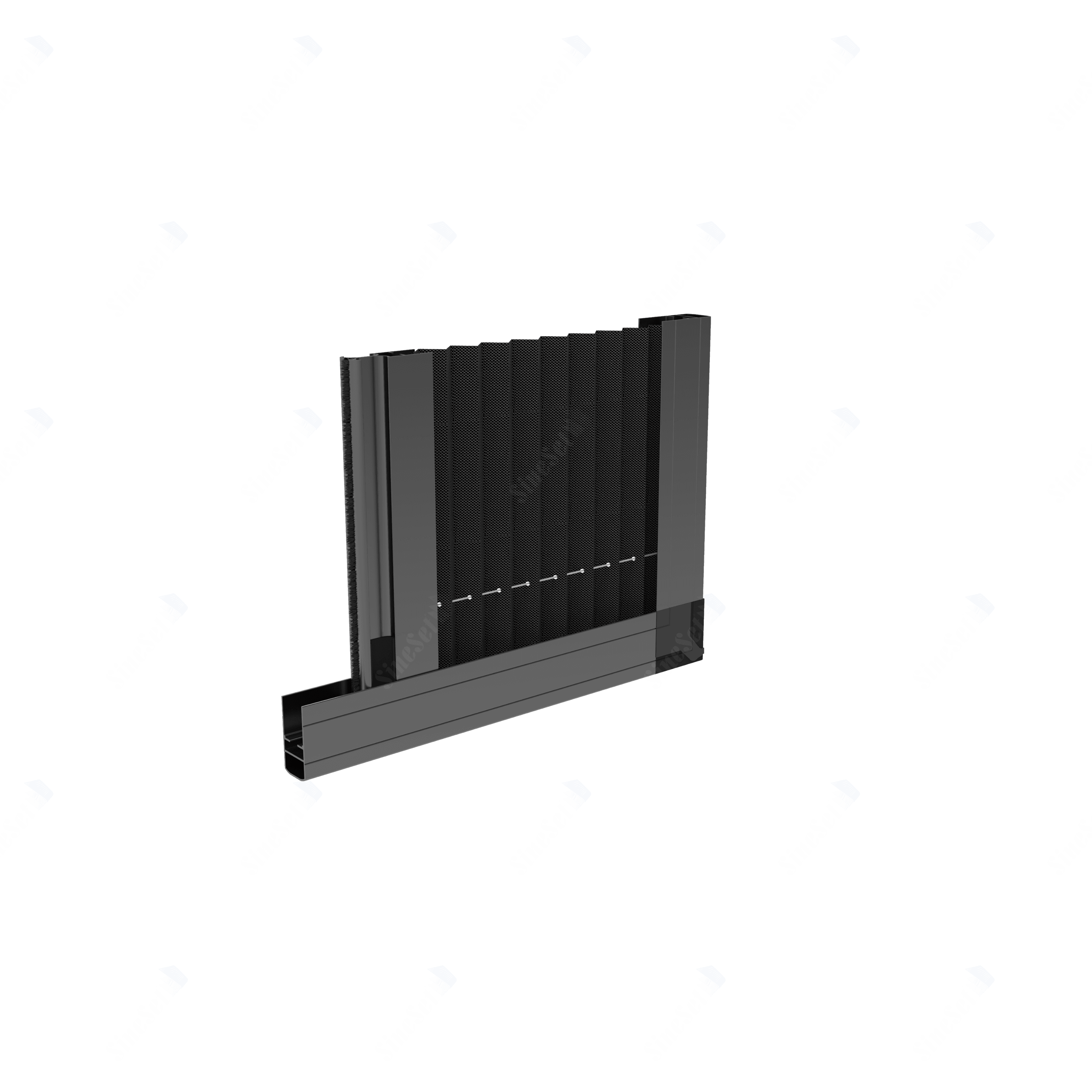 17mm Mini 90° Pleated Flyscreen